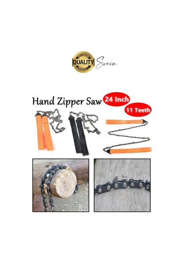 Taşınabilir Mini El Zincirli Testere Kamp Doğa Ağaç Dal Kesme Çelik Hafif Pratik Taşıma Çantası