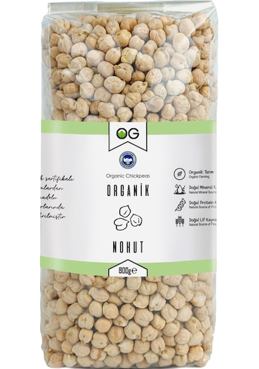 2 Li Organik Nohut 800 Gr