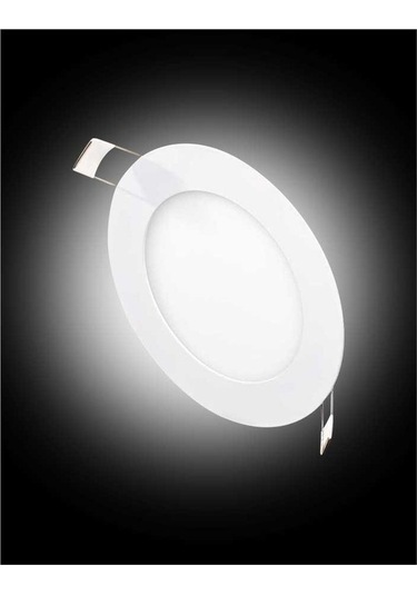 Kendal 12w 6500k Beyaz Işık Smd Yuvarlak Slim Led Panel Kdl401 Siyah