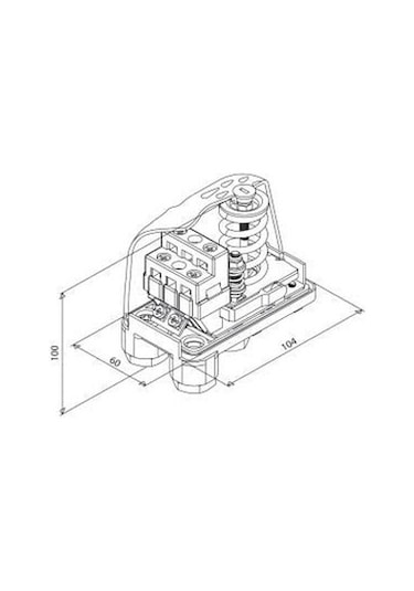 İtaltecnica Pt12 3-12 Bar Basınç Şalteri - İtalyan 380v