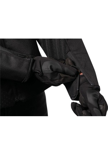 Icon Hooligan Korumalı Motosiklet Montu Siyah