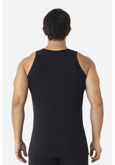 6'lı Paket Siyah Erkek Fileli Atlet Pamuklu Delikli Yazlık Erkek Atlet Siyah