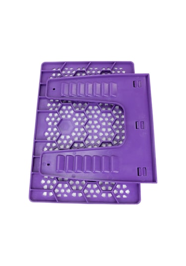 Plastik Rahle - Pratik Rahle - Masa Üstü Rahlesi - Kitap Okuma Standı - Mor Renk