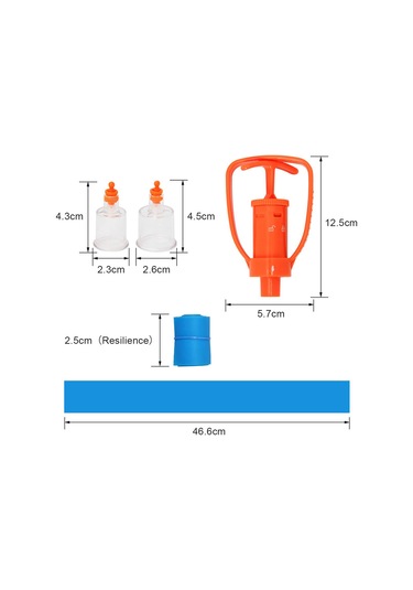 Padalink Yeniden Kullanılabilir Taşınabilir Zehir Çekme Seti: Kamp, Balıkçılık Ve Doğa Yürüyüşleri İçin Kırmızı