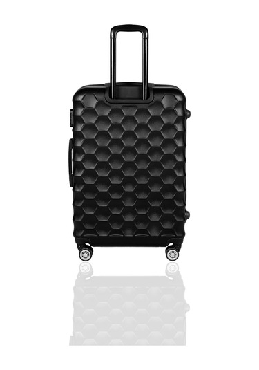 Polo&Sky Petek Model Siyah Renk Büyük Boy Valiz Bavul