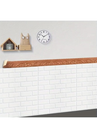 Elmpaly 3d Duvar Dekorasyon Şeridi Kendinden Yapışkanlı 362.2 İnç Xpe Köpük Kabartma Desen