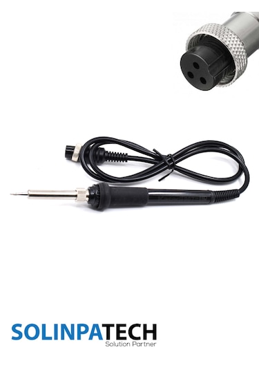 8586 İstasyon Havyası ile Uyumlu Lehimleme Kolu – 3 Dişi Pinli Yedek Havya Kalemi