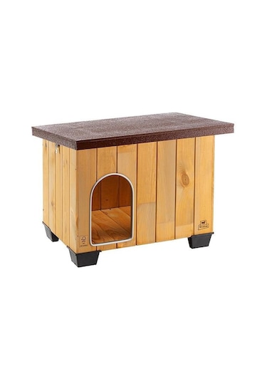Ferplast Baita 60 Ahşap Köpek Kulübesi 41 x 67 x 55 CM