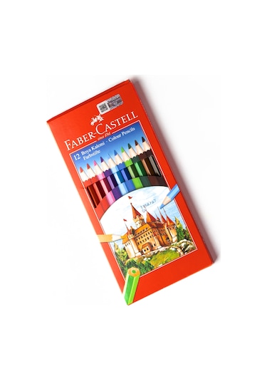 Faber-Castell Boyama Seti ve 25x35 Resim Defteri – Sulu, Pastel, Keçeli, Kuru Boya ile (Karma Renk Gönderilir)