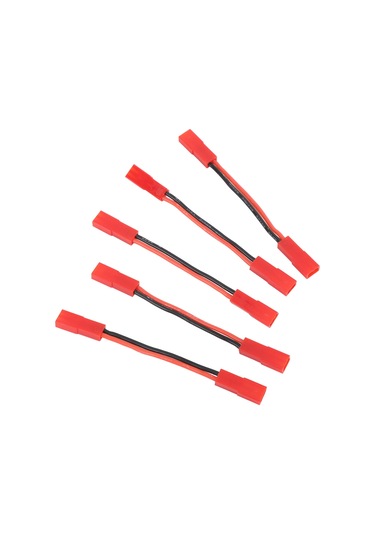 Geekyou Rc Jst Female-jst Female Adaptör Kablosu 22awg, 5cm Uzunluk, Plastik-bakır Malzeme, 5 Adet, Motor Esc Dönüştürme İçin Güvenli Bağlantı