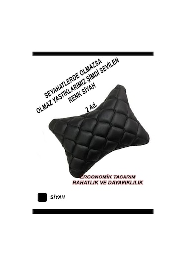 Fıat Tıpo Uyumlu Oto,araba Boyun Yastığı Siyah Siyah