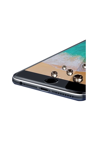 Apple Uyumlu iPhone 6 Plus Davin Seramik Ekran Koruyucu Siyah