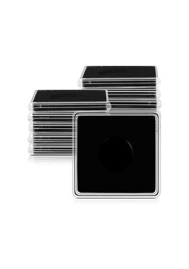 Anjiexun 20 Adet Gümüş Dolar Madeni Para Tutucu, 2 X 2 Yarım Dolar Madeni Para Tutucu, 18,5 Mm Diğer