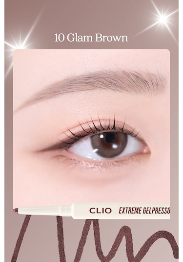 Clıo Extreme Gelpresso Pencil Liner 10 Glam Brown