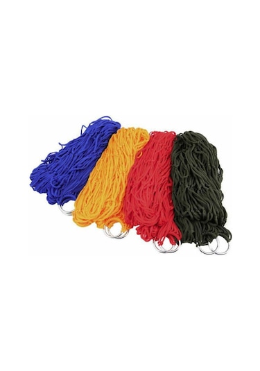 Kırmızı Plaj Hamak Taşınabilir Hamak Örgü Net Halat Açık Kamp Bahçe Salıncağı Asılı Yatak Kırmızı