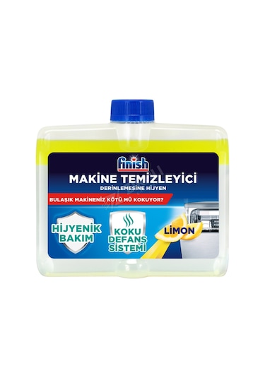 5 Adet Finish Bulaşık Makinesi Temizleyici Limon 250 Ml