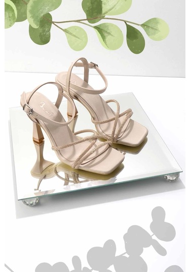 Nude Sigorta Kadın Klasik Topuklu Ayakkabı K05124011238 Nude