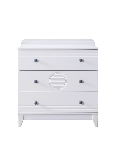 Şifonyer, Alvin 3 Çekmeceli Şifonyer - Gri Gri