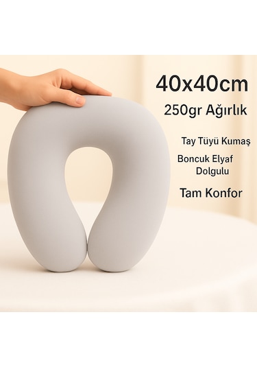 Seyahat Boyun Yastığı Ortopedik Beyaz