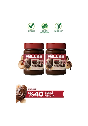 Kakaolu Fındık Kreması 315 G X 2 Adet