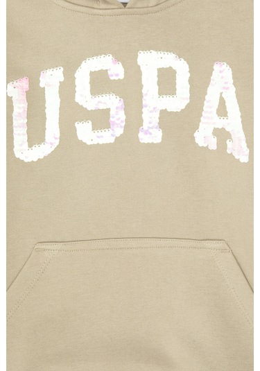 U.s. Polo Assn. Kız Çocuk Açık Haki Sweatshirt 50314312-vr183 Acık Hakı