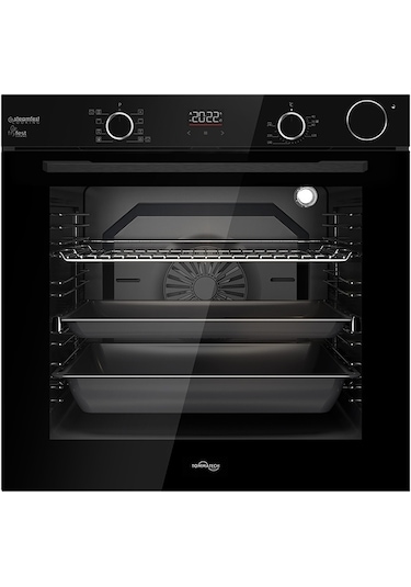 Tommatech TAF6004BSP 80 LT Ankastre Elektrikli Fırın Siyah