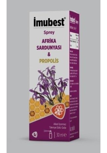 Imubest Afrika Sardunyası Propolis Sprey 30  ML