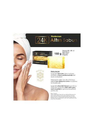Fitoderman 24K Altın Yüz Sabunu 150 G