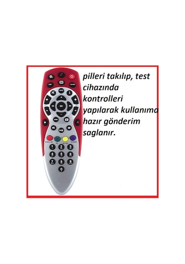 Digitürk  Hd Kumandası Kırmızı Model