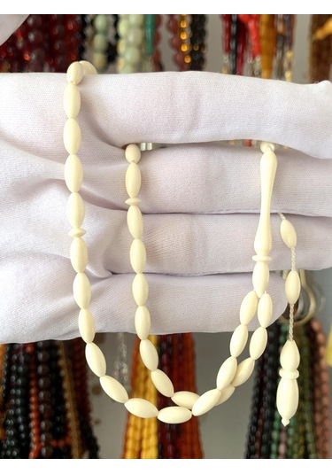 Kehribarkolik Arpa Model Kemik Tesbih