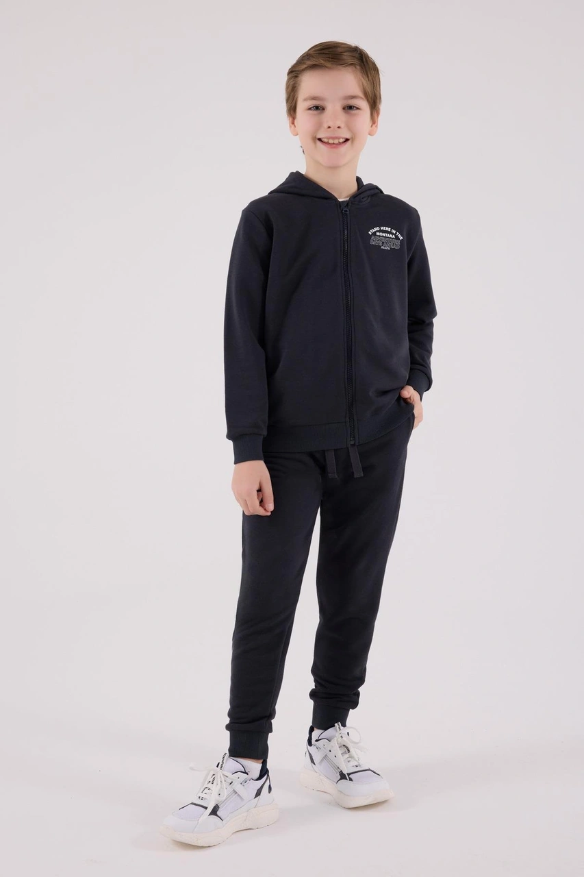 Rolypoly Erkek Çocuk Eşofman Takımı Antrasit-1750 Antrasit