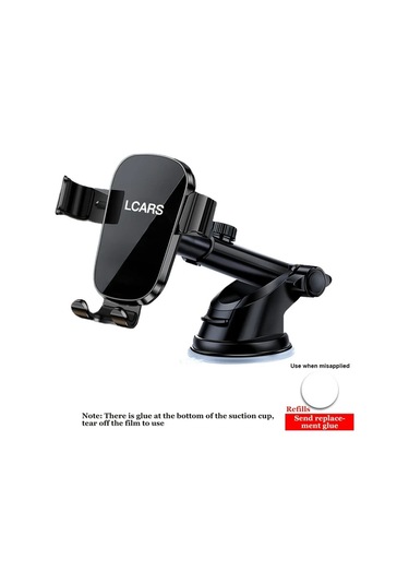 Hightower Araç İçin Altın Renkli Siyah Evrensel Destekli Emniyetli Cep Telefonu Tutucu