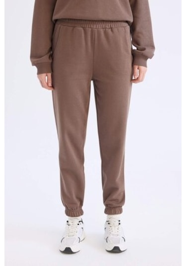 Defacto Regular Fit 2li Takım Kalın Bisiklet Yaka Sweatshirt Esnek Belli Jogger Eşofman Altı D8022axnsbn66 Kahve