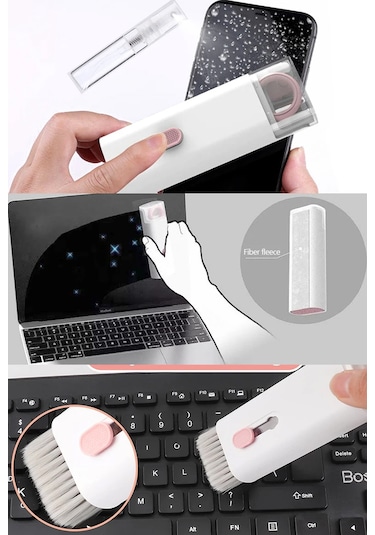 Thentech Temizleme Kiti 7 + 1 Set Klavye Ekran Kablosuz Kulaklık