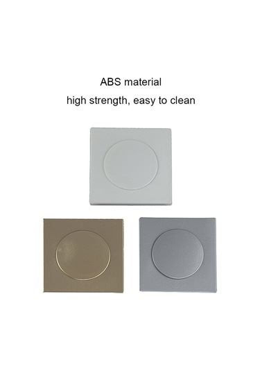 Sones Kare Klima Deliği Dekorasyon Kapağı Duvar Deliği Tıkacı, Stil: Bölünmüş 5cm Gümüş