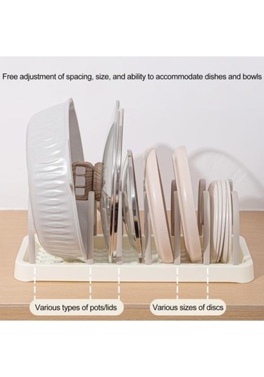 Pazly Yeşil Bulaşıklık Organizatör Çok Fonksiyonlu U Şekli Oluk Tencere Kapağı Drenaj Tutucu Bardak Kurutma Rafı Mutfak Aksesuarları Yeşil