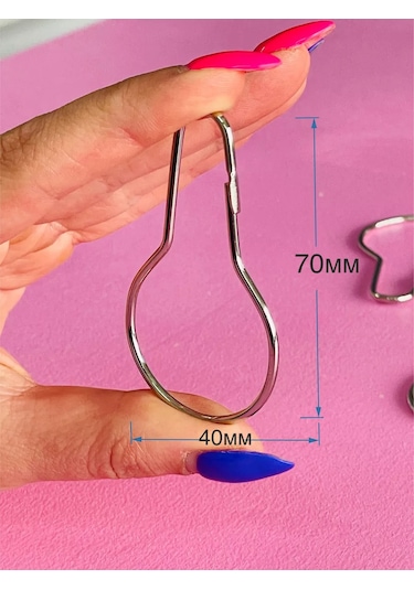 Lundo Metal Perde Halkaları 227337272 Gümüş