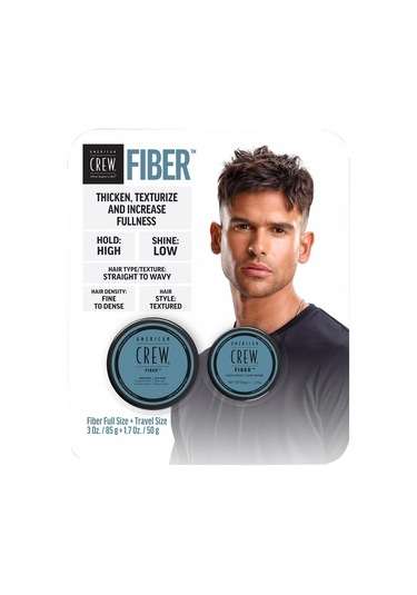 American Crew Men Fiber Güçlü Tutuşlu Mat Saç Şekillendirici Set 85gr + 50gr