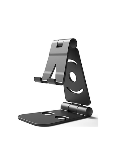 Siyah Vaorlo Çok Açılı Ayarlanabilir Taşınabilir Telefon Tembel Montaj Evrensel Katlanabilir Tablet Telefon Standı Samsung Uyumlu İpad İçin