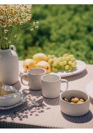 Sl Home Çay Ve Kahve Kupaları 2 Adet 280 Ml, Seramik Hediye 237894715 Beyaz