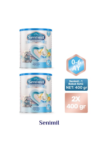 Senimil 1 Bebek Sütü 400 G 2 Adet