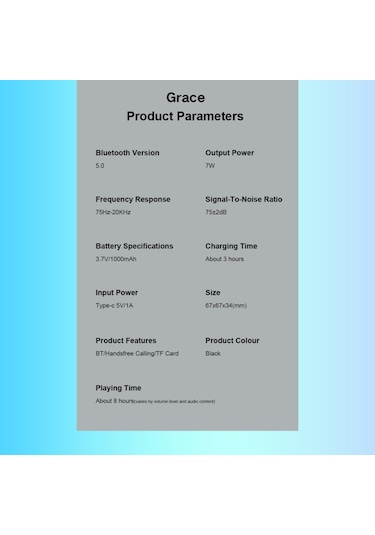 Geeroyoo Mini Taşınabilir Bluetooth Hoparlör: Derin Bas, Hands-free Konuşma, Tf Kart, Açık Hava Ve Masaüstü İçin Jzr-gy