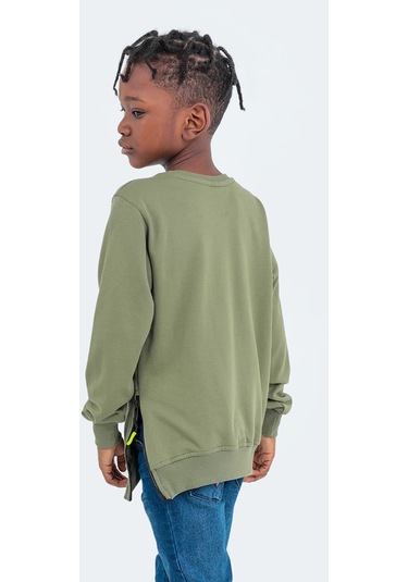 Slazenger DUNA IN Çocuk  Haki Sweatshirt