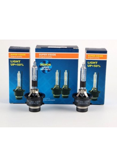 Xenon Lambalar +50% D2r 35w 6000k Xenon Lambalar Denetim 6000k 2'li Paket 52