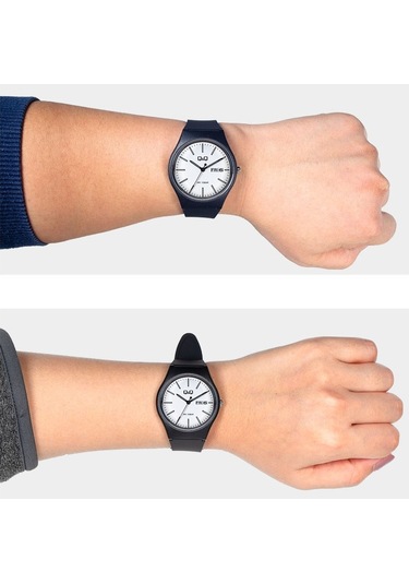 Q&Q QCG21201 Su Geçirmez Çift Takvimli Unisex Kol Saati