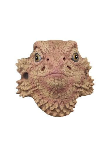 Trendooze Taklit Partisi Maskesi Maskesi Kostüm Kertenkele Kafa İçin Hayvan Fantezi Elbise Cadılar Bayramı Ex