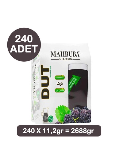 Mahbuba Dut Aromalı Soğuk Toz İçecek 240x11.2gr