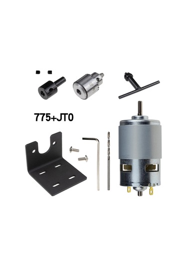 Lemestar Yüksek Torklu 775 Dc Motor - 10000 Rpm, Sessiz Çalışma, Dıy Ve Endüstriyel Kullanım İçin