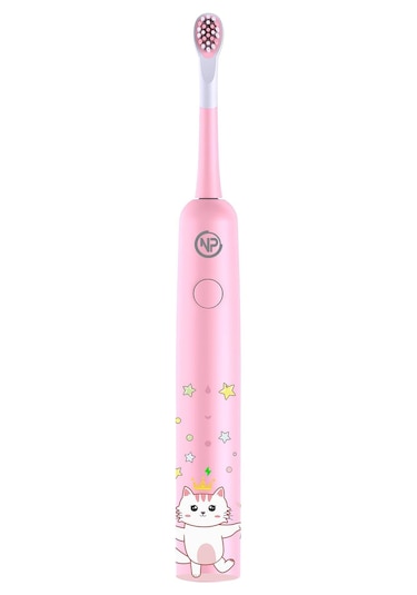 Npo Nicefeel X500 39600vps Şarjlı Sonic Çocuk Diş Fırçası-pembe