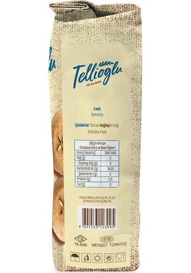 Tellioğlu İrmik Semolina 1 KG
